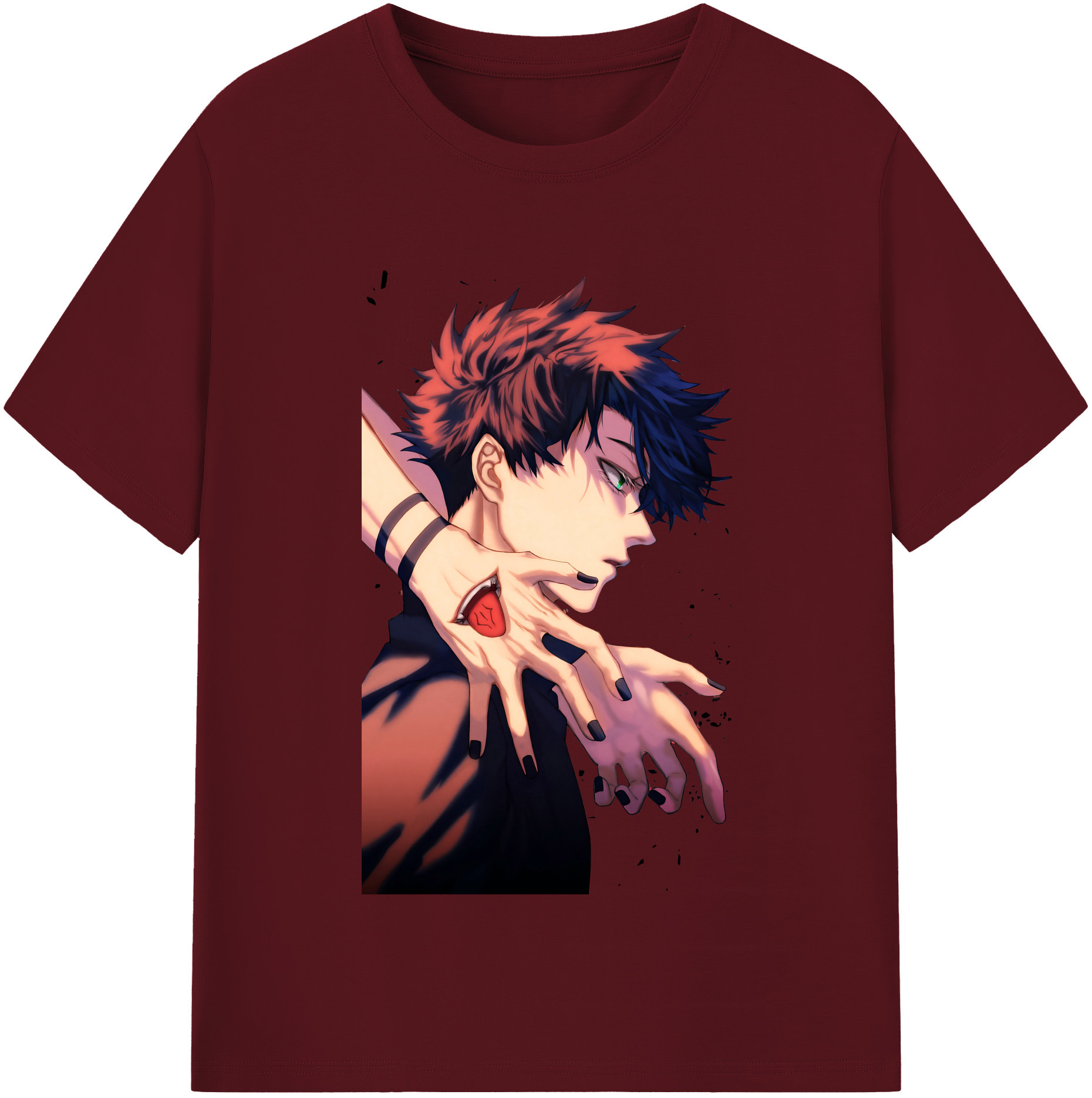 （画像用） 呪術廻戦 Jujutsu Kaisen 綿100％半袖Tシャツ（フロントプリント）